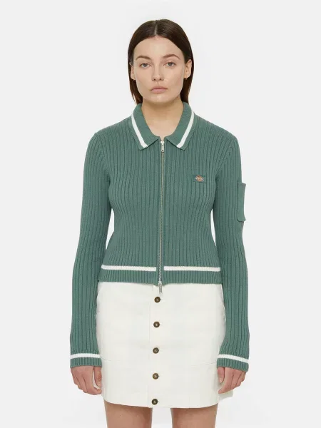 Dickies Elkhart Zip Cardigan Кофта білий