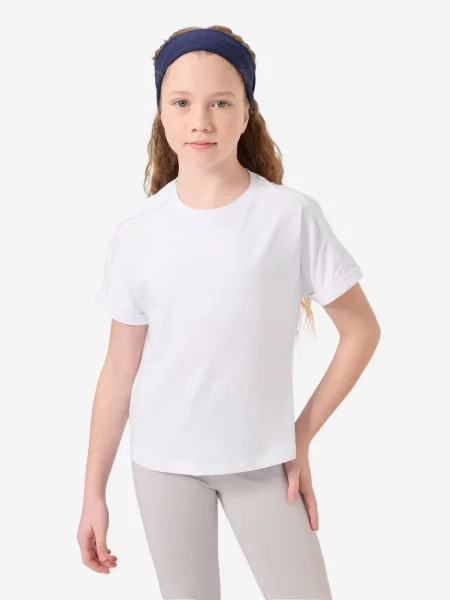 Tommy Life Majica TOMMY Baumwoll-Jersey-T-Shirt' bijela