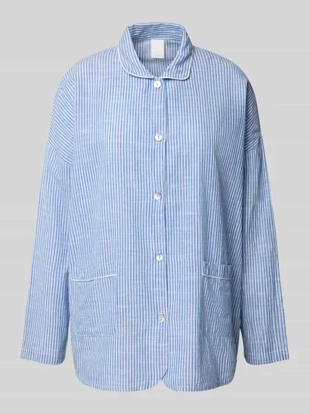 Góra od piżamy z listwą guzikową model ‘Amanda’ Ccdk Copenhagen niebieska