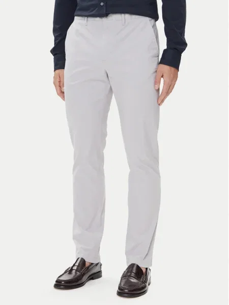 Tommy Hilfiger Pantaloni chino Denton Essential Straight Fit gri