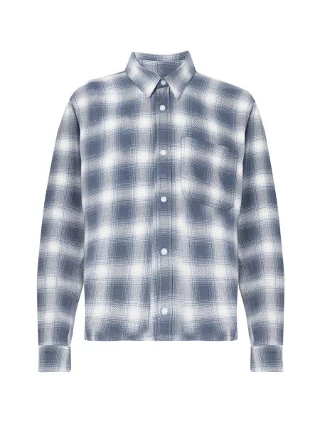 HOLLISTER Košeľa modrá biela