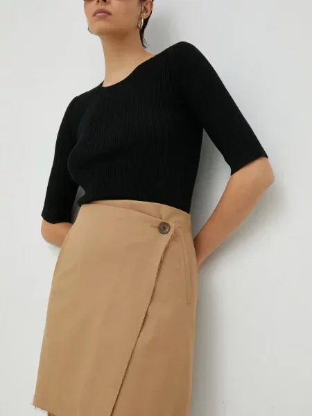 Fustă tip creion By Malene Birger bej