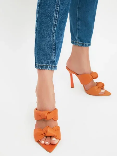 Papuci Trendyol portocaliu