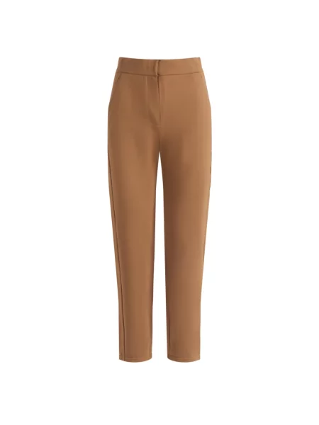 Spodnie Max Mara brązowe