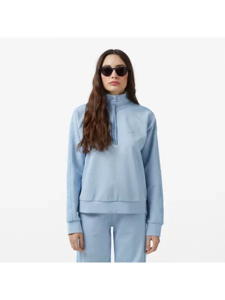 Lacoste Bluza Ze Stójką Loose Fit niebieska