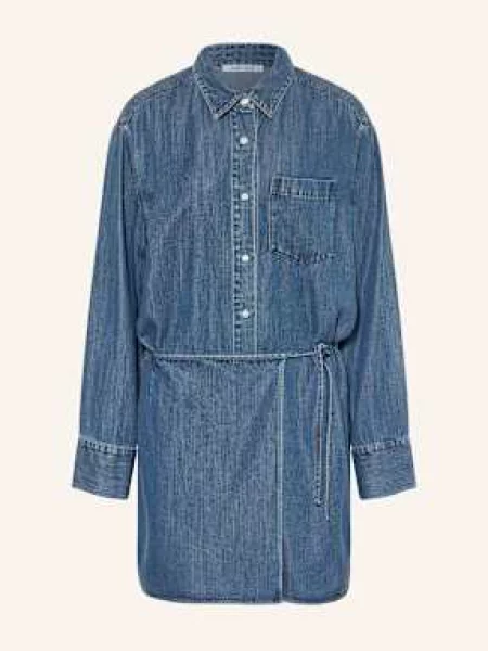 Samsøe Samsøe Sukienka Jeansowa Sasky blau niebieska