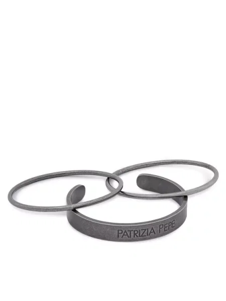 Patrizia Pepe Set zapestnice srebrna