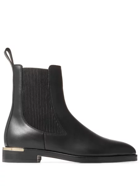 Kožne gležnjače Jimmy Choo crna