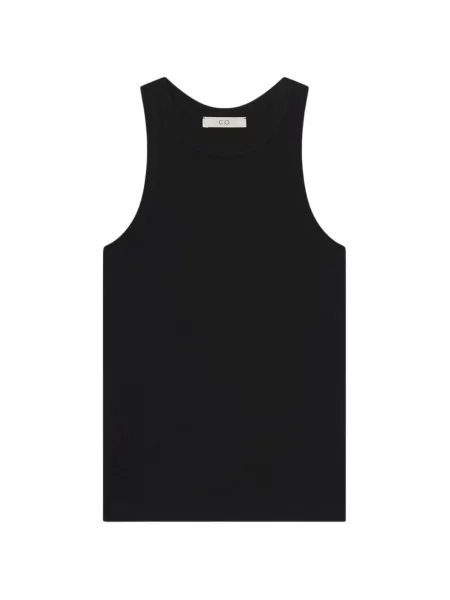 Vestă Co Collection cu nervuri negru