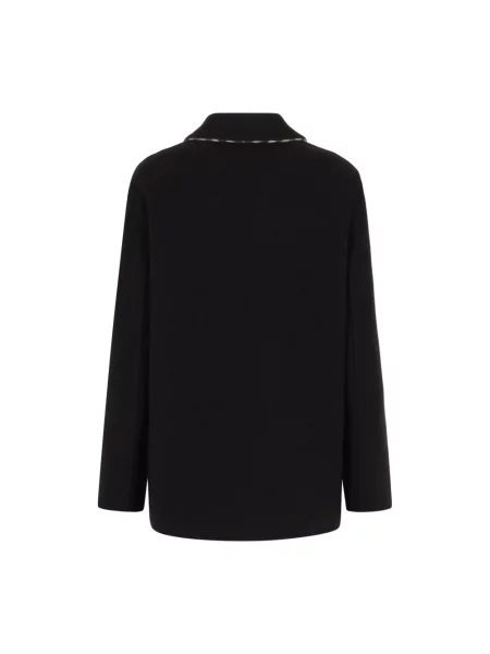 Kurtka Burberry wełniana czarna
