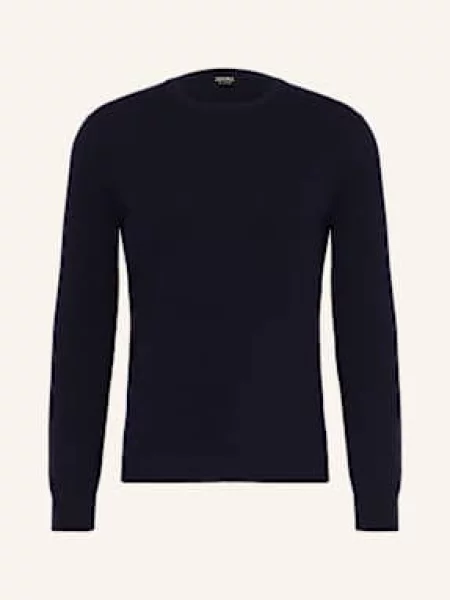 Zegna Sweter Z Kaszmiru Oasi blau granatowy