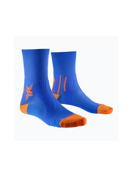 Шкарпетки для бігу X-Socks Run Perform Crew twyce сині/помаранчеві сині