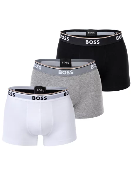 BOSS Boxeri Power gri amestecat / negru alb