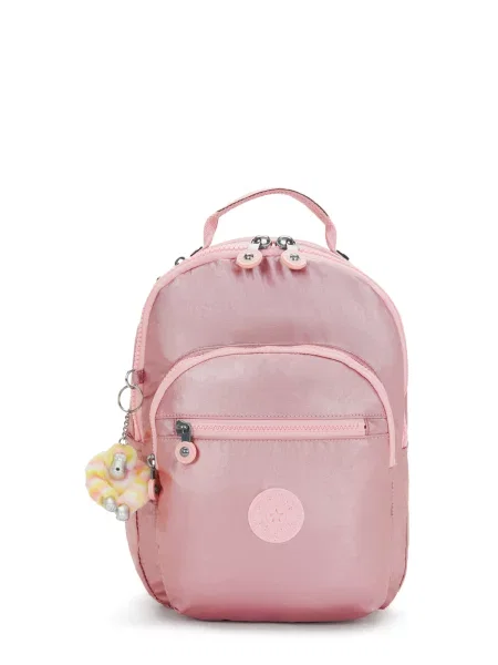 KIPLING Rucsac Seoul S deschis roz