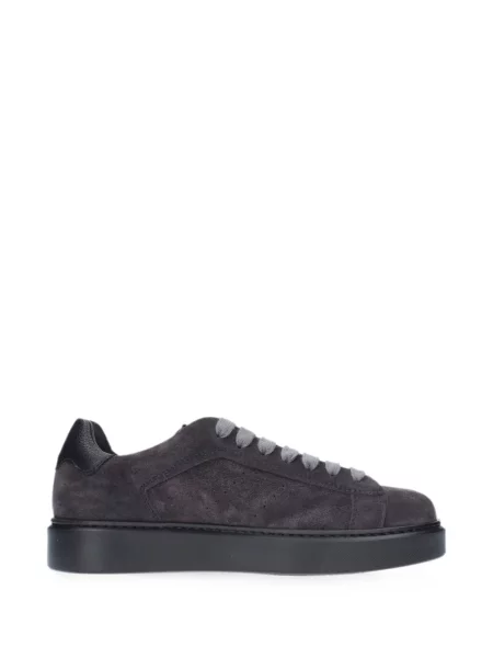 Sneakerși Doucal's din piele de căprioară gri