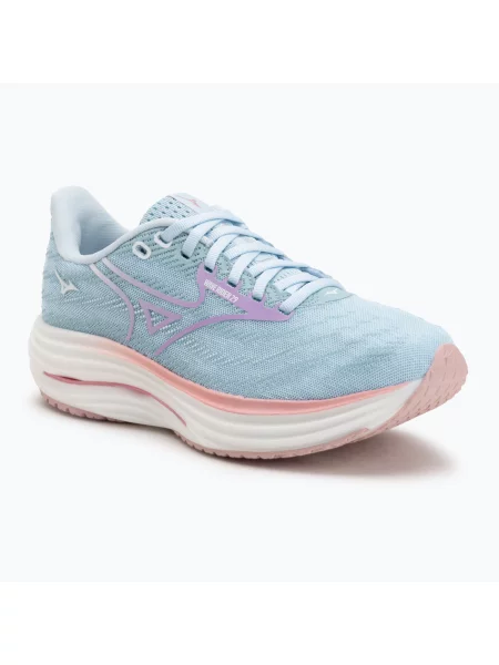 Дамски обувки за бягане Mizuno Wave Rider 29 nantucket breeze/orchidpetal/bleachedmauve синьо