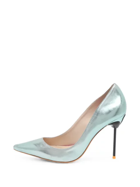 Pantofi cu toc Sophia Webster din piele verde
