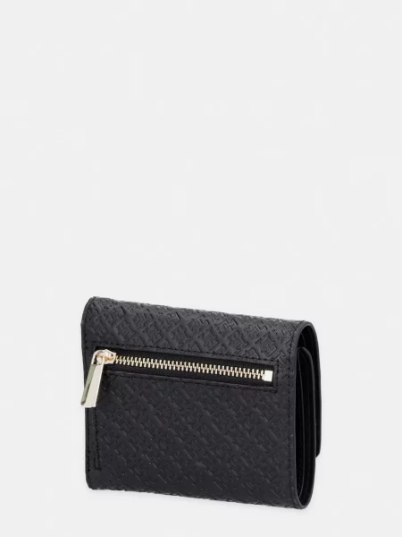 Tommy Hilfiger Portofel Th Icon Trifold Mono negru
