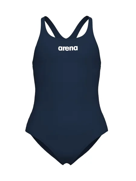 ARENA Costum de baie întreg TEAM PRO SOLID albastru noapte alb