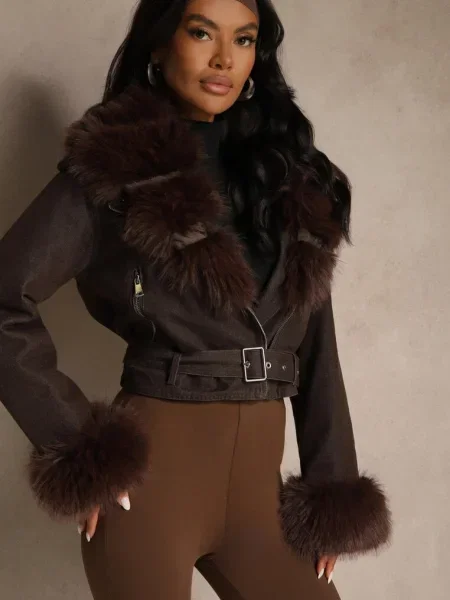 Geacă Mevindana maro