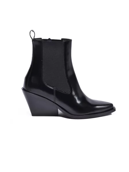 Sztyblety Marella skórzane czarne