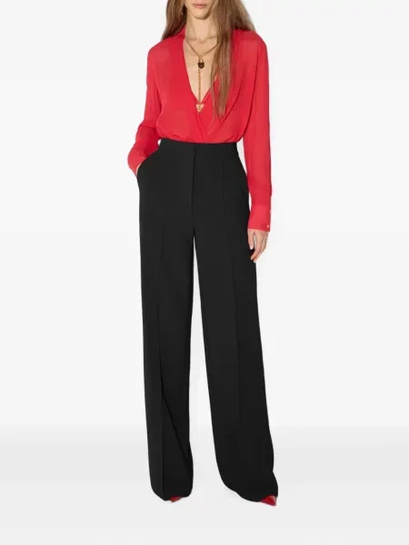 Ușor pantaloni Elisabetta Franchi negru