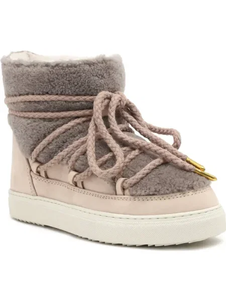 INUIKII Bocanci CURLY | shearling | zamsz bej