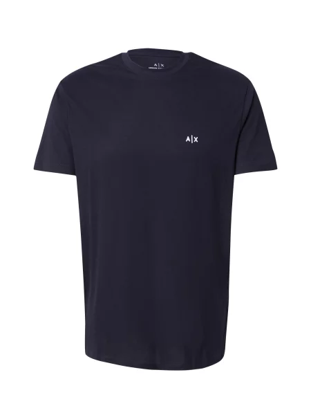ARMANI EXCHANGE Majica mornarsko / bijela plava
