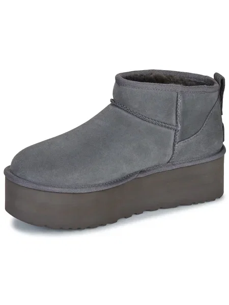 Tenisky Ugg na platforme sivá