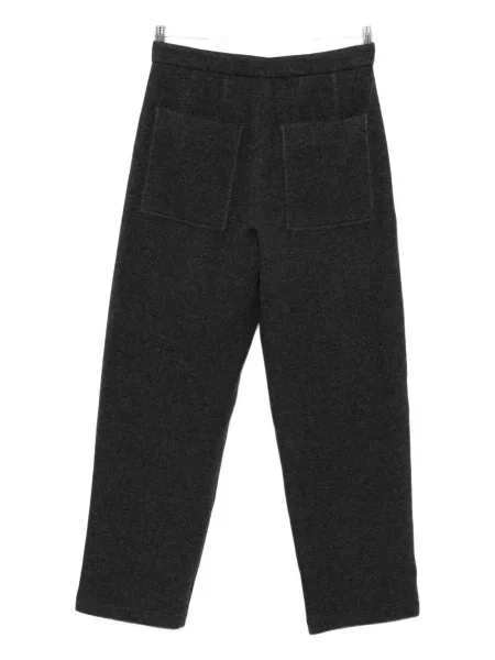 Pantaloni Mordecai plisate gri