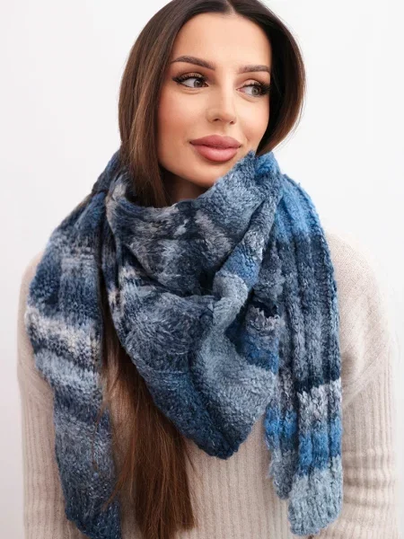 Fular Kesi de lână albastru