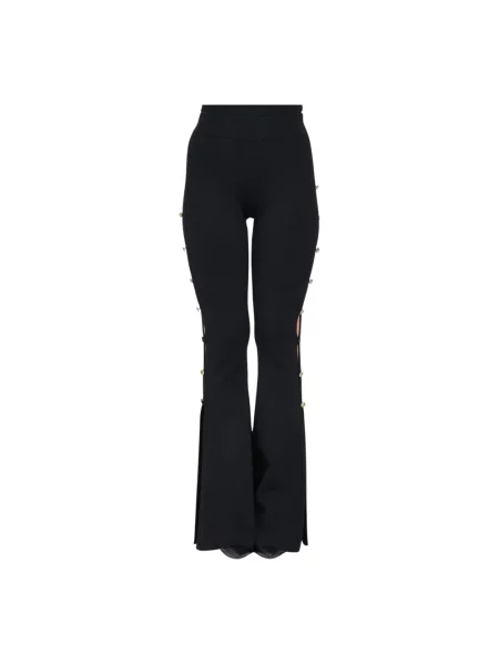 Spodnie Versace Jeans Couture dzwony czarne