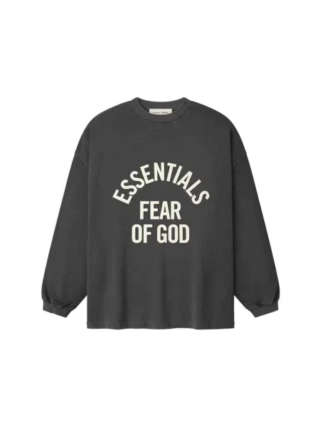 Długa bluza Fear Of God z długim rękawem czarna
