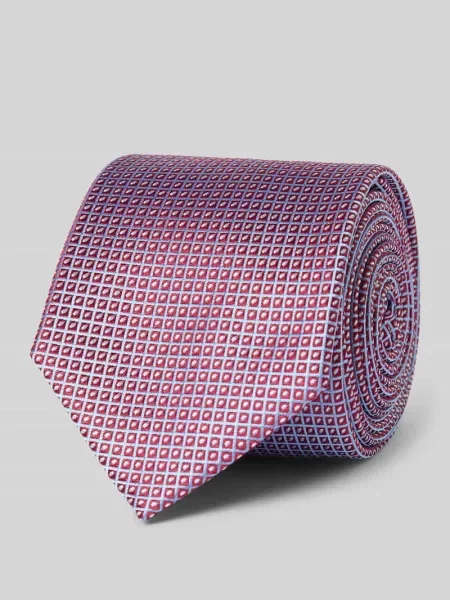 Krawat z czystego jedwabiu Prince Bowtie czerwony