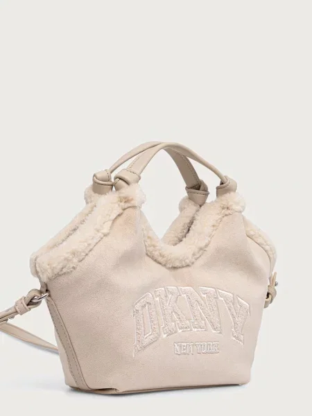 Замшевая сумка через плечо Dkny