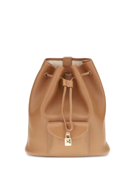Rucsac Loro Piana din piele maro