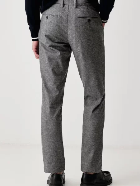 Tommy Hilfiger spodnie slim fit z bawełną szare