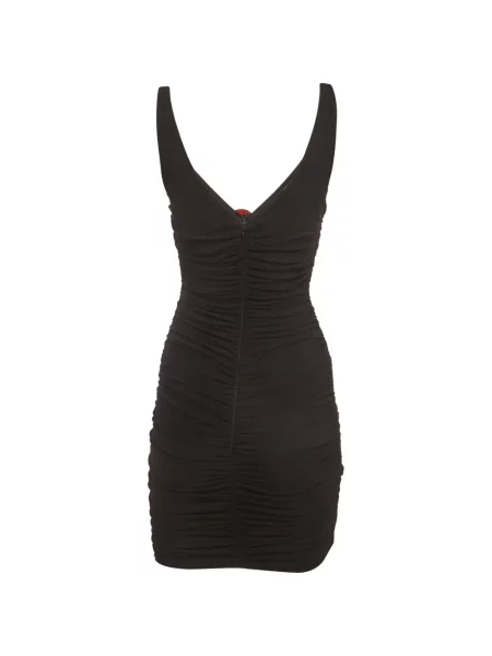 Rochie mini Magda Butrym cu volane negru