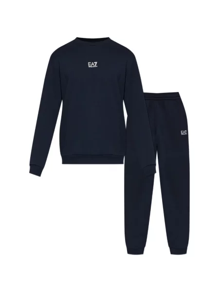 Trening Ea7 Emporio Armani cu imagine albastru