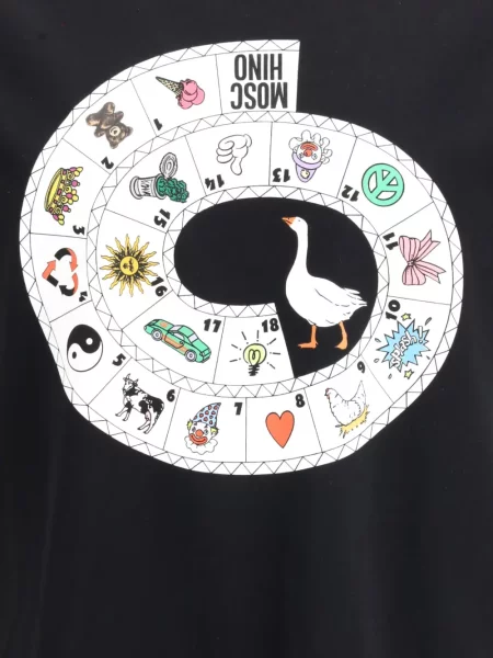 Tricou Moschino cu imagine negru