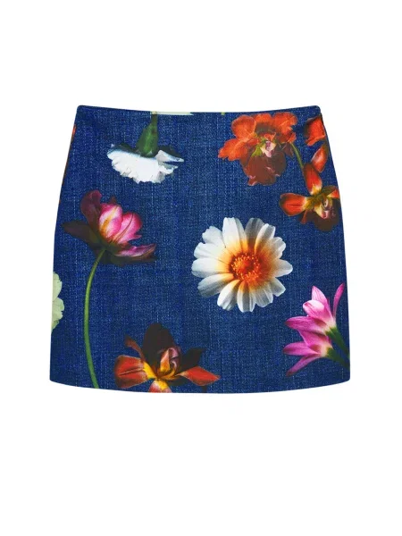 Desigual Fustă gențiană / mai multe culori albastru