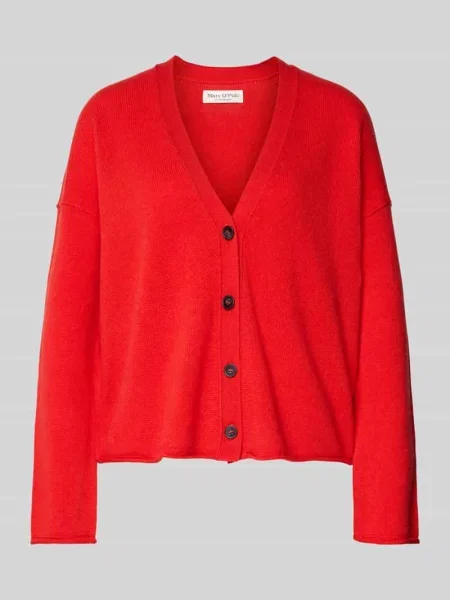 Kurtka z dzianiny o kroju oversized z czystej żywej wełny Marc O'polo