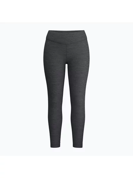 Pantaloni termici pentru femei Smartwool Merino Baselayer Bottom Boxed charcoal heather gri
