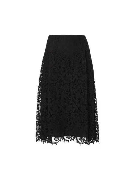 Spódnica midi Fendi czarna