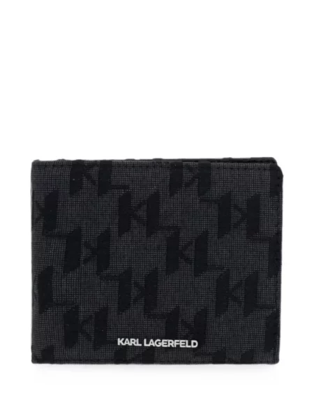 Portofel Karl Lagerfeld cu imagine negru