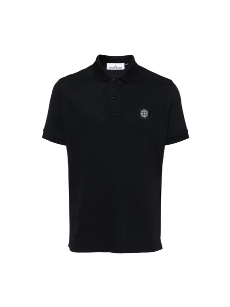 Koszulka polo Stone Island z kamieniami niebieska
