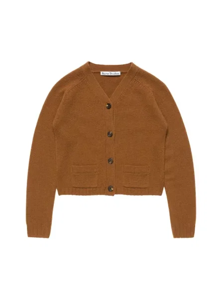 Kardigan Acne Studios brązowy