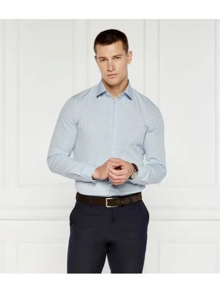 Calvin Klein Ing POPLIN kék