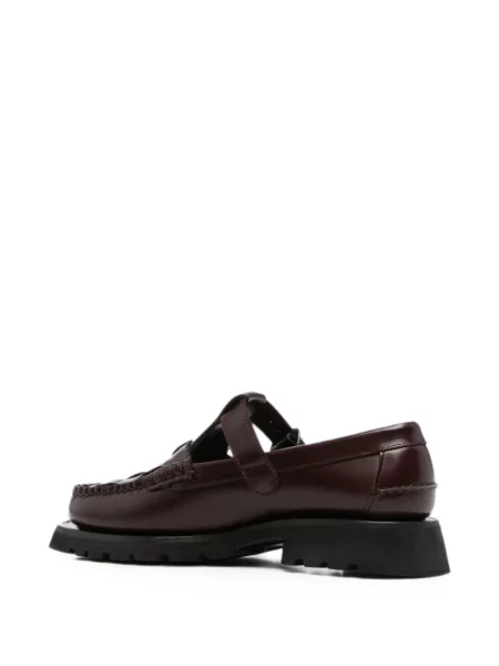 Pantofi loafer Hereu cu cataramă maro