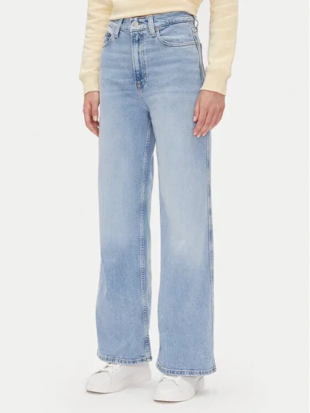 Tommy Jeans Blugi Claire Hr Wd Co albastru